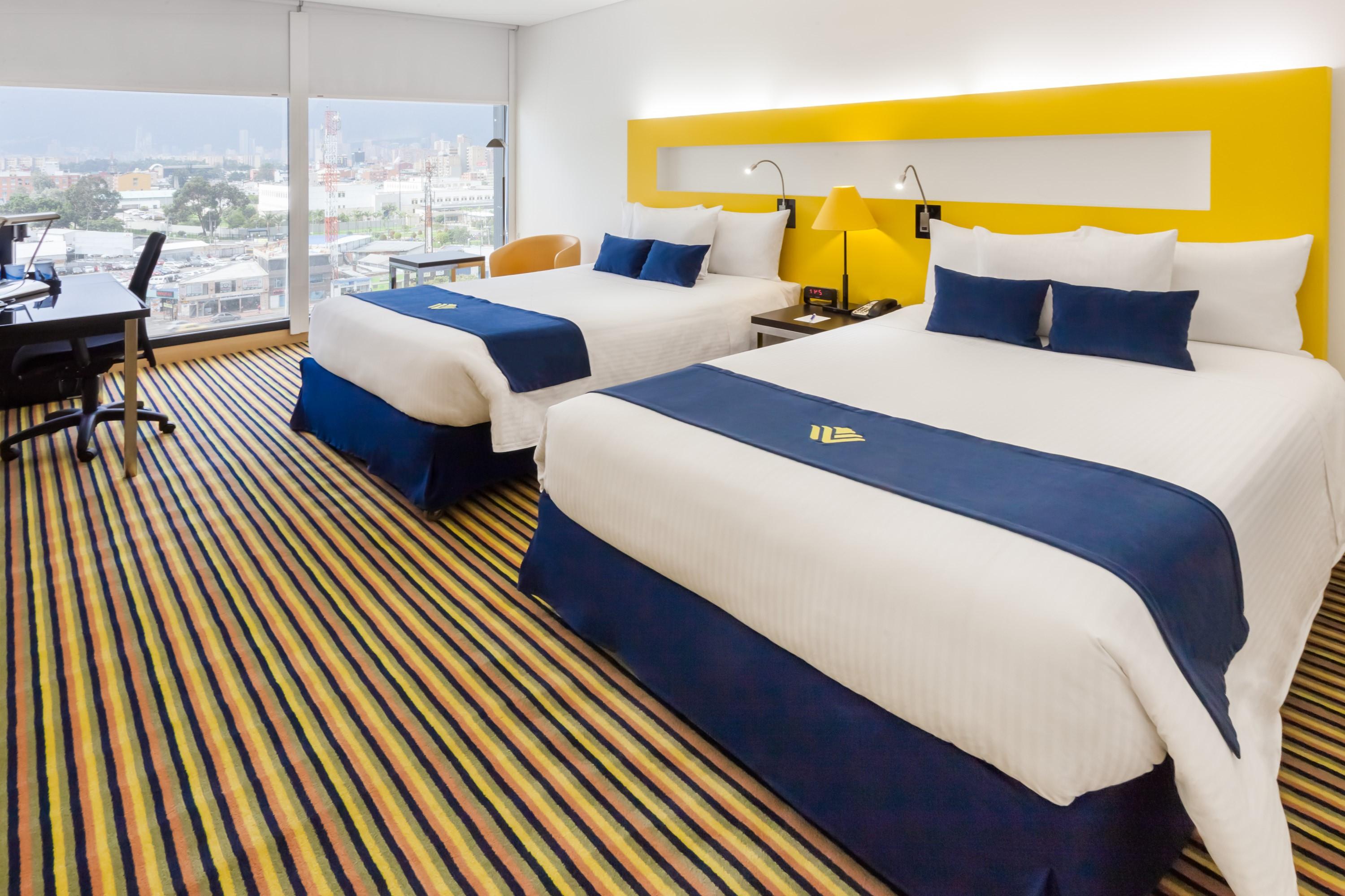 Hotel Wyndham Bogotá Exterior foto A room at the hotel